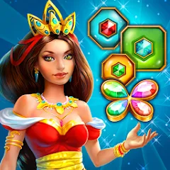 Взлом Lost Jewels - Match 3 Puzzle (Лост Джуэлс)  [МОД Много монет]