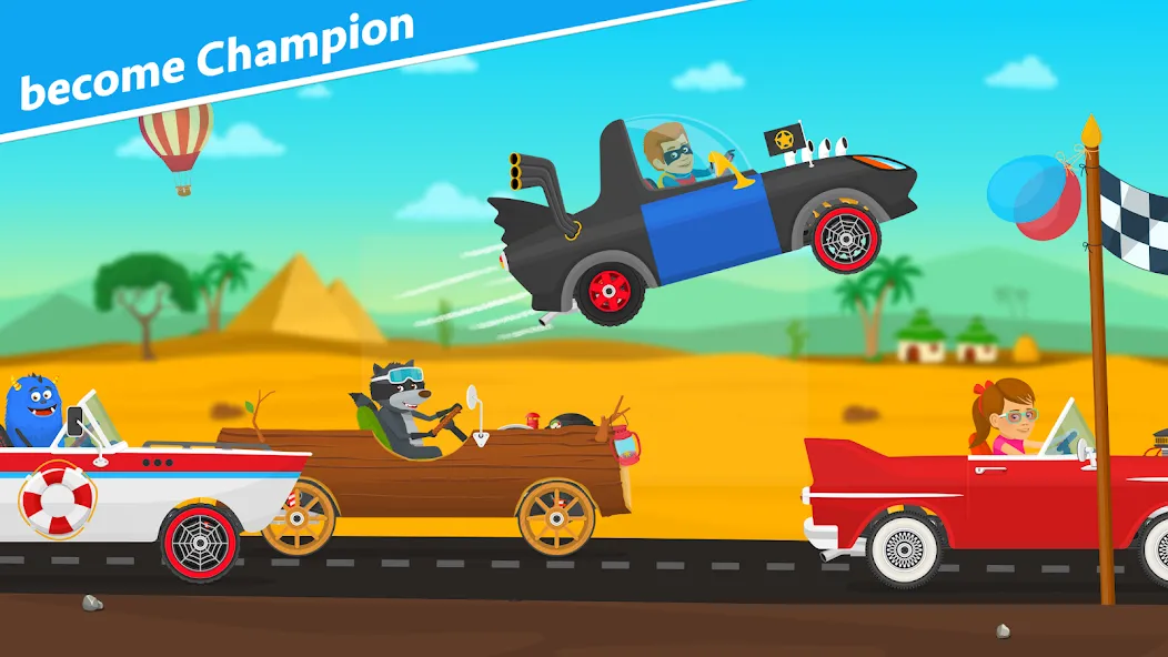 Racing car games for kids 2-5 [МОД Меню] Screenshot 3