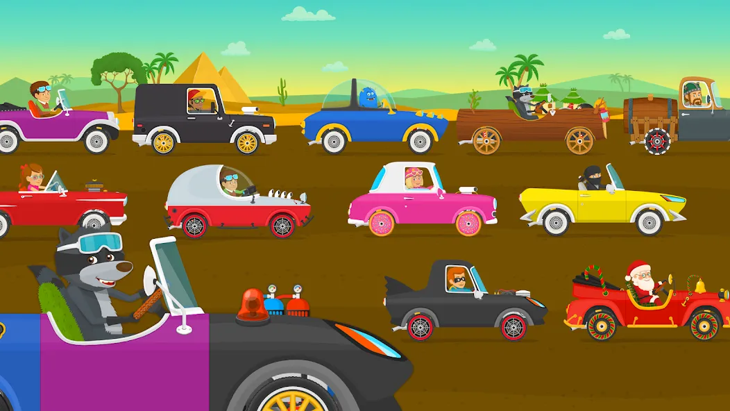Racing car games for kids 2-5 [МОД Меню] Screenshot 5