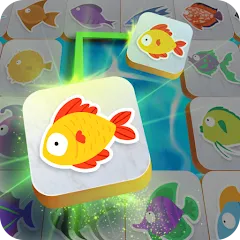 Скачать взлом Mahjong Connect Fish World (Мацзян Коннект Рыбный Мир)  [МОД Бесконечные монеты]