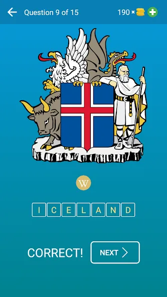 Flags of the World + Emblems: [МОД Много монет] Screenshot 3