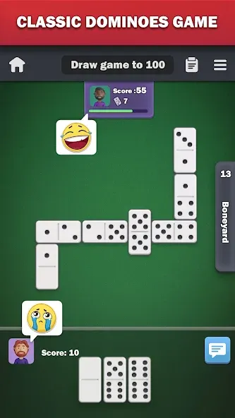 Dominoes online - play Domino! [МОД Бесконечные монеты] Screenshot 1