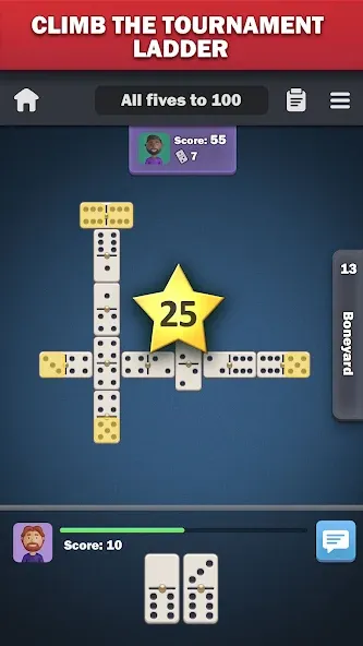 Dominoes online - play Domino! [МОД Бесконечные монеты] Screenshot 3