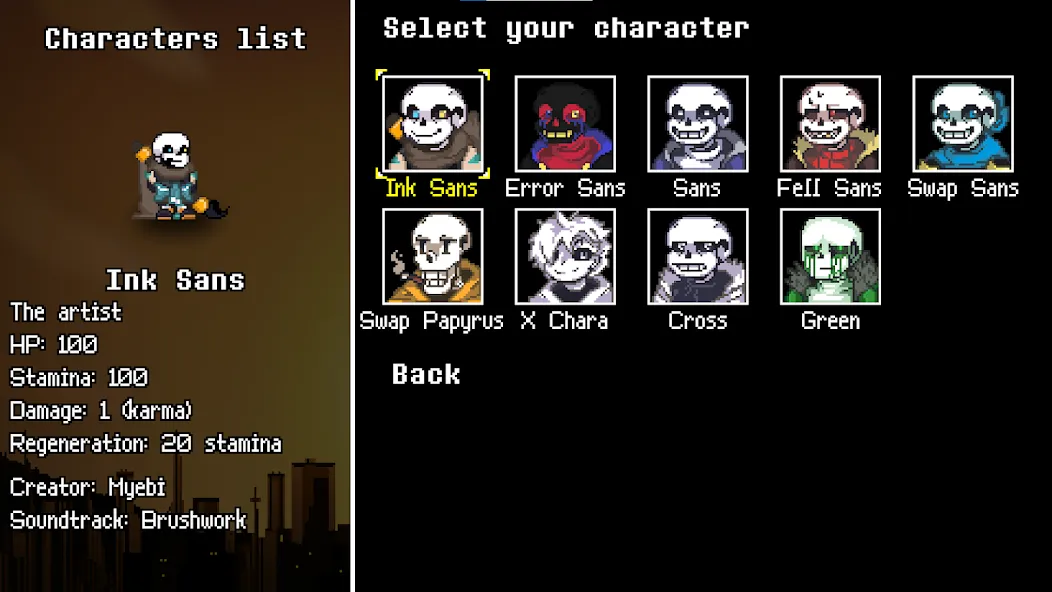 Underverse Battles (Андерверс Баттлз) [МОД Много денег] Screenshot 2