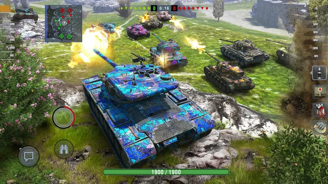World of Tanks Blitz (Ворлд оф Танкс Блиц ПВП) [МОД Все открыто] Screenshot 1