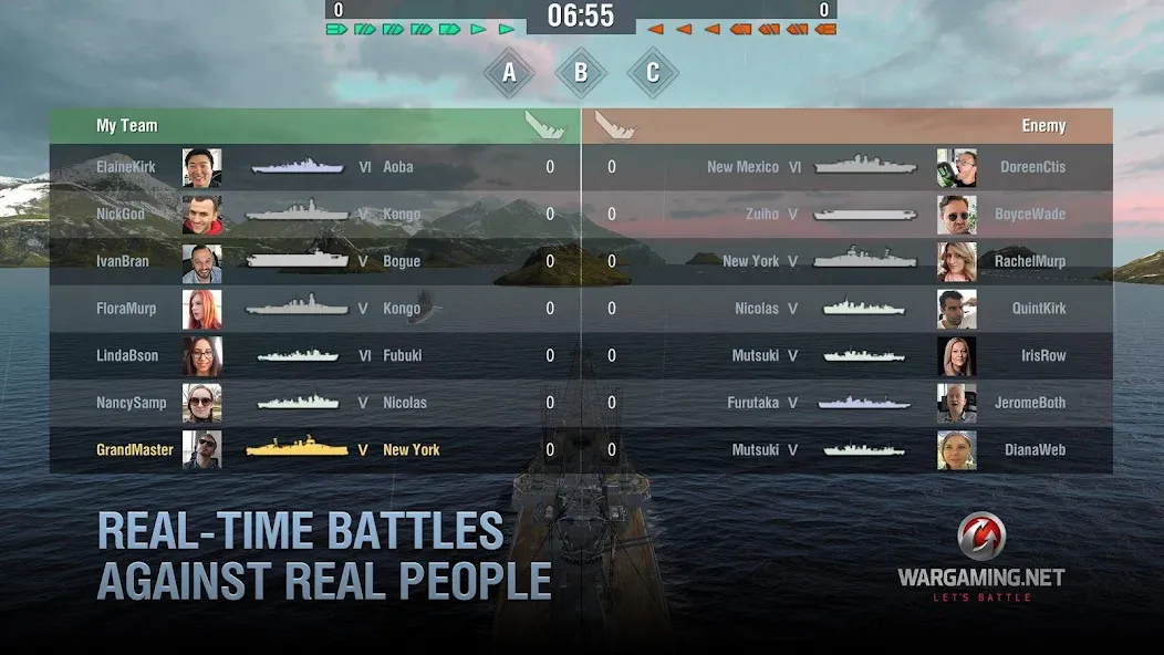 World of Warships Blitz War (Ворлд оф Варшипс Блиц Вар) [МОД Бесконечные деньги] Screenshot 5