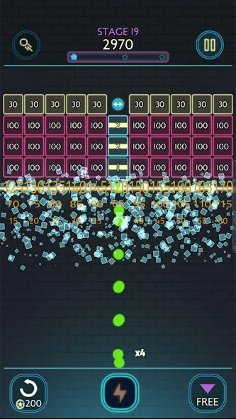Neon bricks [МОД Unlimited Money] Screenshot 5