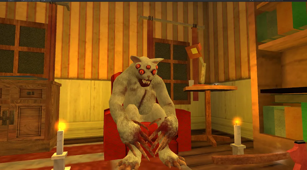 Cat Fred Evil Pet. Horror game [МОД Mega Pack] Screenshot 4