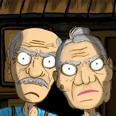 Взлом Grandpa And Granny Home Escape (Дедушка и бабушка сбегают из дома)  [МОД Mega Pack]