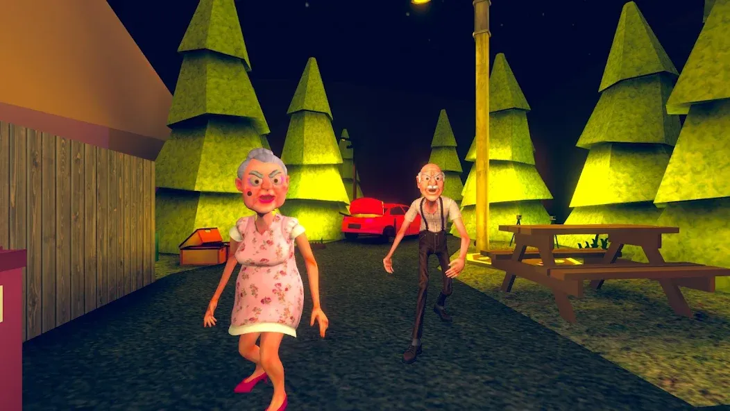 Grandpa And Granny Two Hunters (Дедушка и бабушка два охотника) [МОД Unlimited Money] Screenshot 1