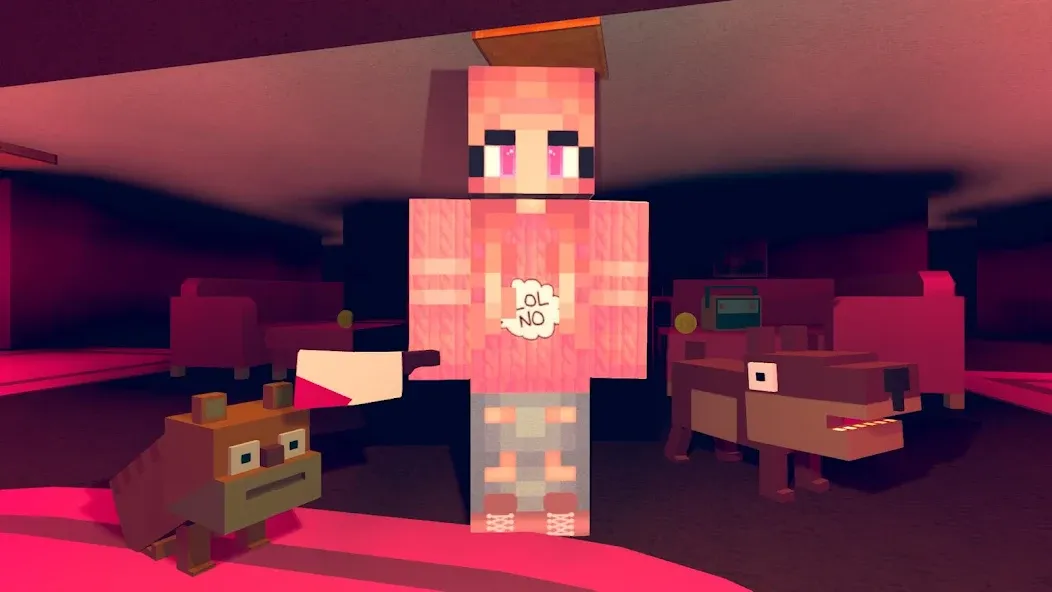 Night Horror In The Pink House [МОД Меню] Screenshot 3