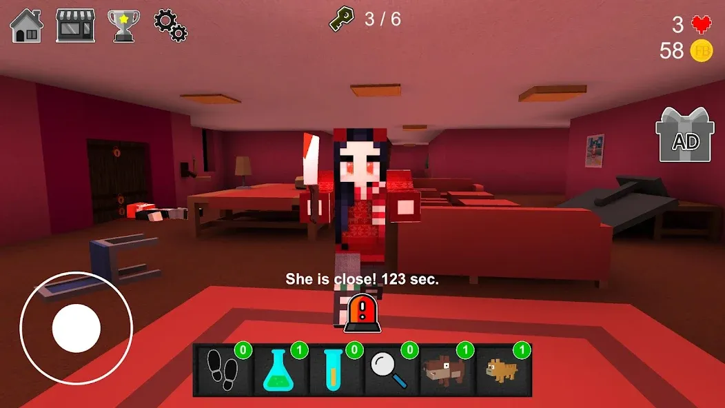 Night Horror In The Pink House [МОД Меню] Screenshot 5