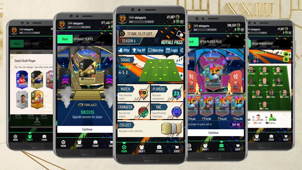 NHDFUT 23 Draft & Packs [МОД Меню] Screenshot 1