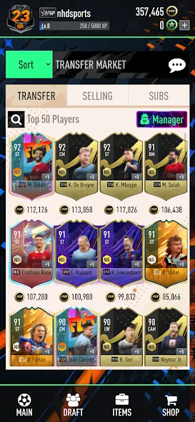 NHDFUT 23 Draft & Packs [МОД Меню] Screenshot 5