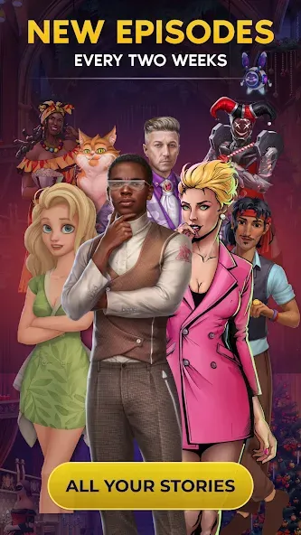 Series: Romance & love stories (ерис) [МОД Unlimited Money] Screenshot 4