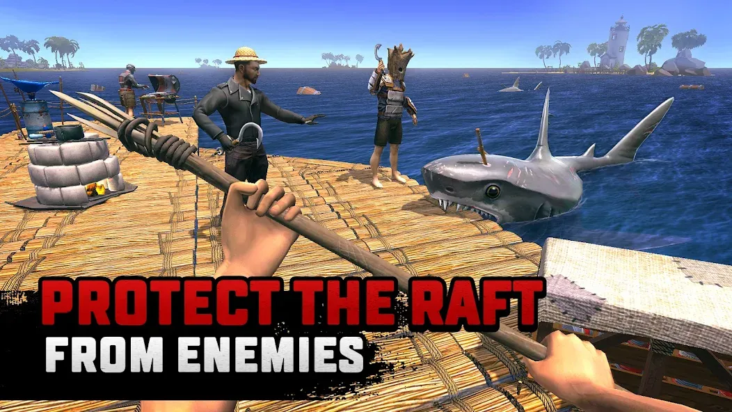 Raft® Survival: Multiplayer (Рафт Сурвивал) [МОД Бесконечные монеты] Screenshot 3