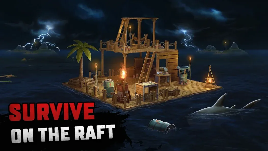 Raft® Survival - Ocean Nomad (Рафт) [МОД Menu] Screenshot 1