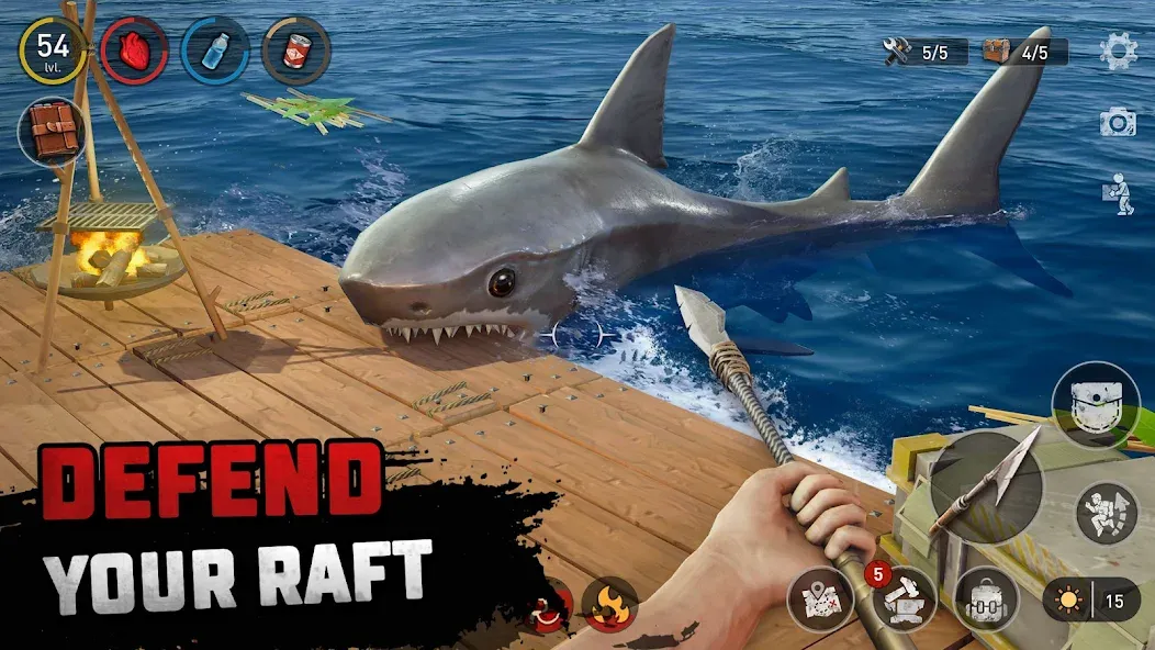 Raft® Survival - Ocean Nomad (Рафт) [МОД Menu] Screenshot 2