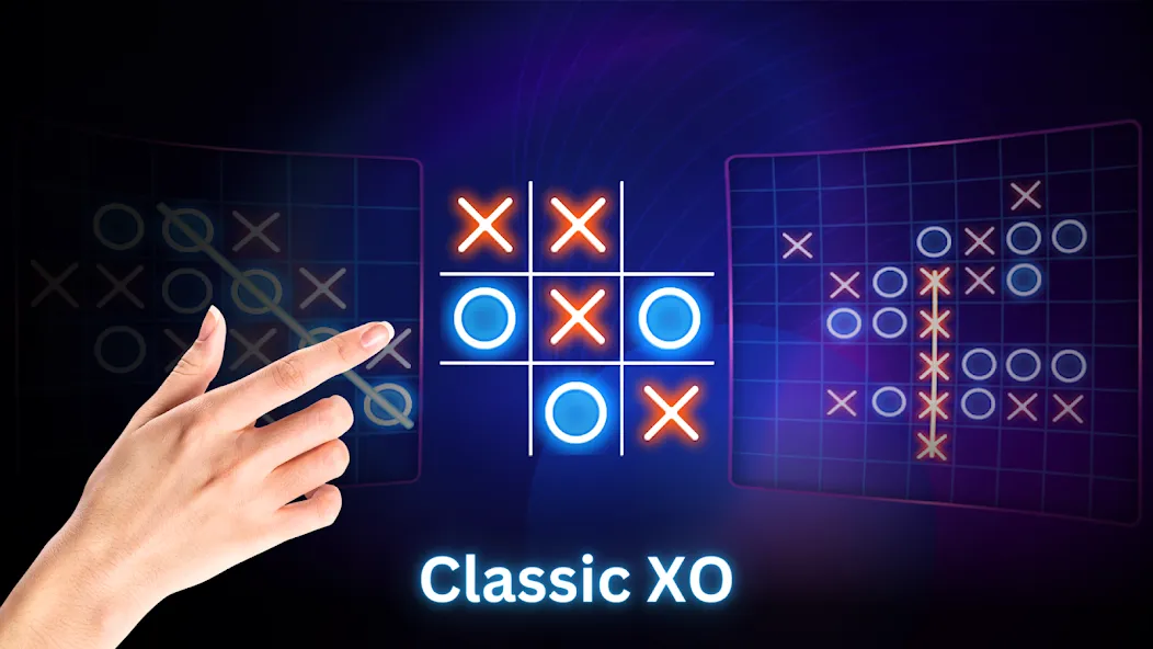 Tic Tac Toe 2 Player: XO Game (Тик Так Тоу 2 игрока) [МОД Mega Pack] Screenshot 2