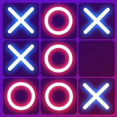 Взлом Tic Tac Toe 2 Player: XO Game (Тик Так Тоу 2 игрока)  [МОД Mega Pack]