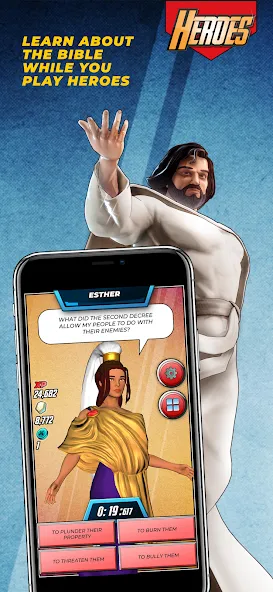 Bible Trivia Game: Heroes (Библейская игра викторина) [МОД Много денег] Screenshot 2