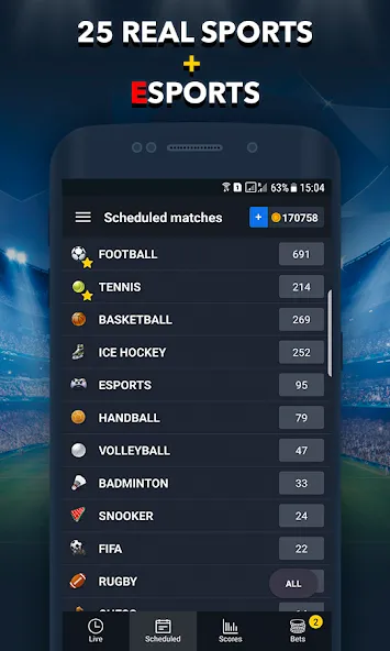 Sports Betting Game - BETUP [МОД Menu] Screenshot 3