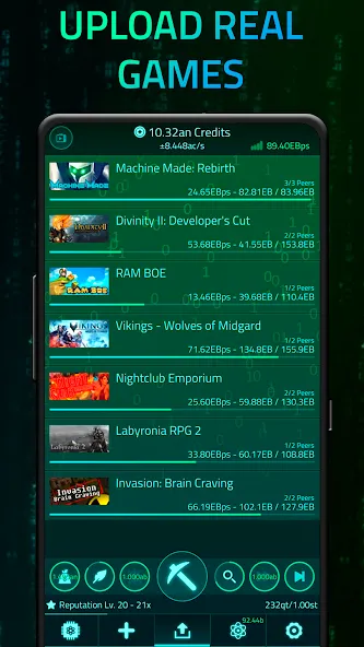 Upload Simulator (Аплоад Симулятор) [МОД Много монет] Screenshot 1