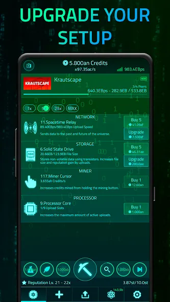 Upload Simulator (Аплоад Симулятор) [МОД Много монет] Screenshot 2