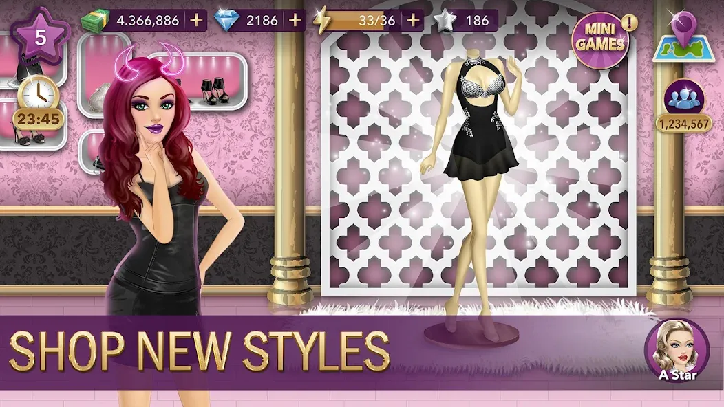 Hollywood Story®: Fashion Star (Холливуд Стори) [МОД Меню] Screenshot 5