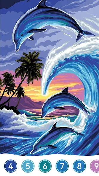 Tap Color by Number - Coloring [МОД Unlocked] Screenshot 1