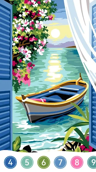 Tap Color by Number - Coloring [МОД Unlocked] Screenshot 2