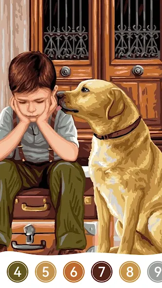 Tap Color by Number - Coloring [МОД Unlocked] Screenshot 3