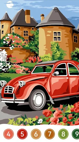 Tap Color by Number - Coloring [МОД Unlocked] Screenshot 4