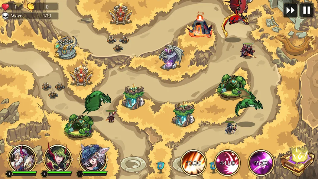 Kingdom War: Tower Defense TD (ТД Рояль) [МОД Бесконечные деньги] Screenshot 4