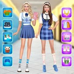 Скачать взломанную College Dress Up for Girls (Капель Макеовер)  [МОД Menu]