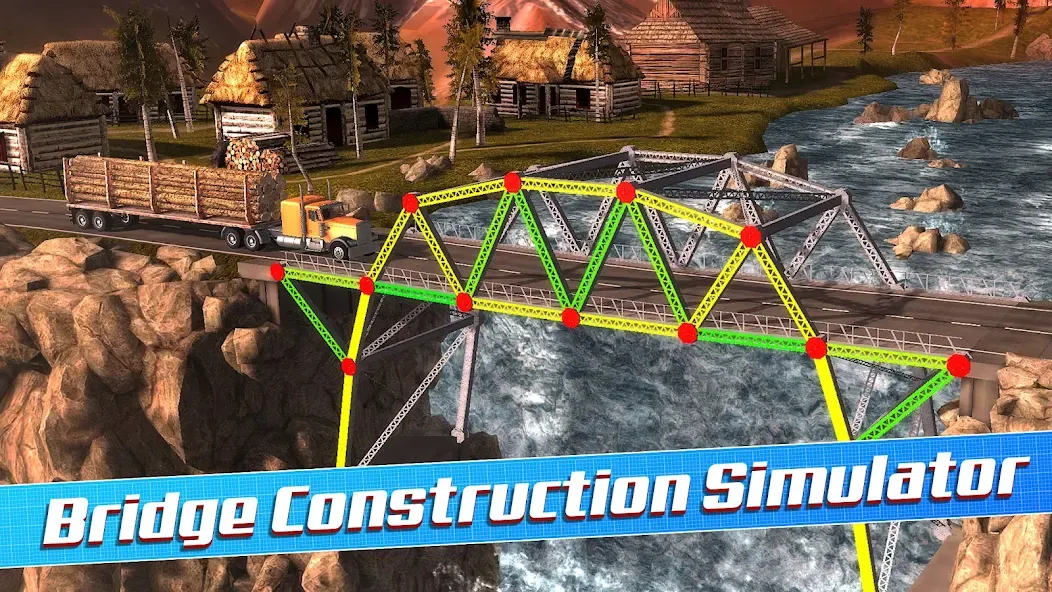 Bridge Construction Simulator (Бридж Конструкшн Симулятор) [МОД Mega Pack] Screenshot 1