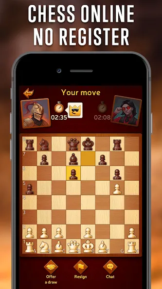 Chess Online - Clash of Kings [МОД Все открыто] Screenshot 2