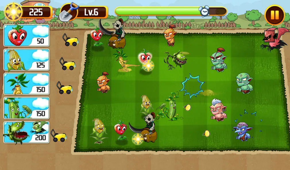 Plants vs Goblins 4 (Планты против Гоблинов 4) [МОД Unlocked] Screenshot 1