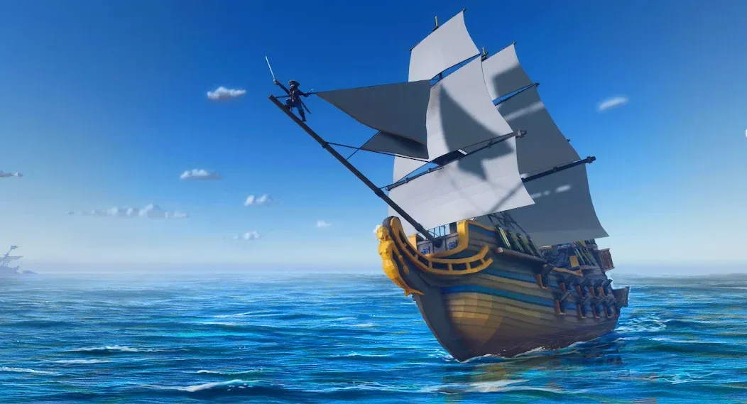 Pirate Polygon Caribbean Sea (Пиратская Полигон Карибское море) [МОД Бесконечные деньги] Screenshot 1