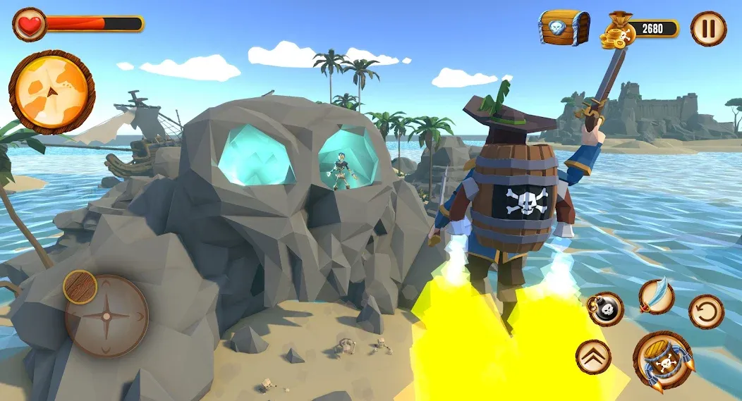 Pirate Polygon Caribbean Sea (Пиратская Полигон Карибское море) [МОД Бесконечные деньги] Screenshot 4