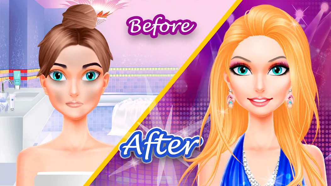 Makeup games makeover dress up [МОД Меню] Screenshot 1