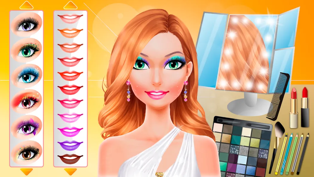 Makeup games makeover dress up [МОД Меню] Screenshot 3