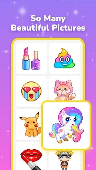 Pixel Coloring-Color by number [МОД Unlimited Money] Screenshot 1