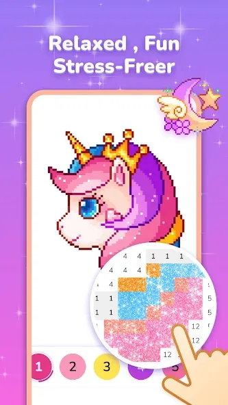 Pixel Coloring-Color by number [МОД Unlimited Money] Screenshot 3