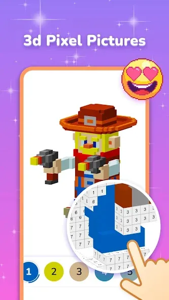 Pixel Coloring-Color by number [МОД Unlimited Money] Screenshot 4