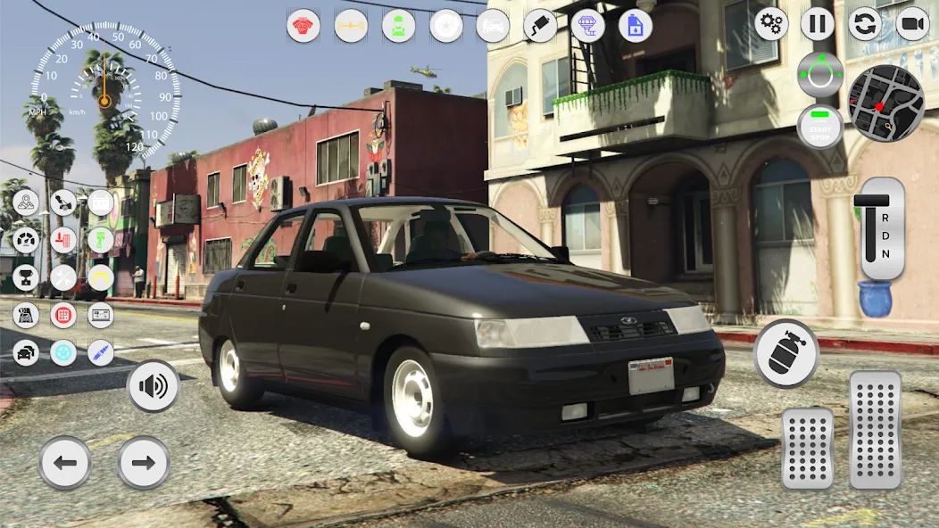 Lada 2110: Urban Simulator [МОД Menu] Screenshot 1