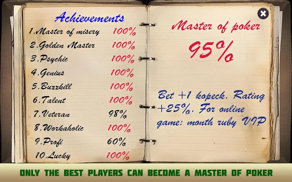 Card game Poker raspisnoy [МОД Unlocked] Screenshot 2