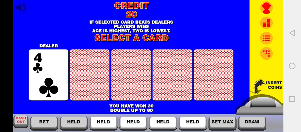 Video Poker with Double Up [МОД Все открыто] Screenshot 3