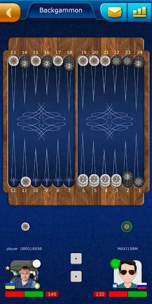 Backgammon LiveGames online [МОД Меню] Screenshot 2