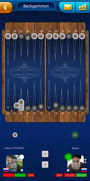 Backgammon LiveGames online [МОД Меню] Screenshot 3